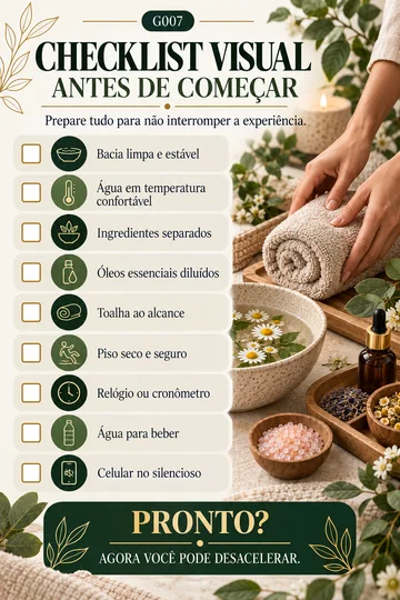 Checklist Antes de Comecar