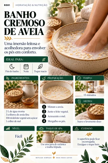 Banho Cremoso de Aveia