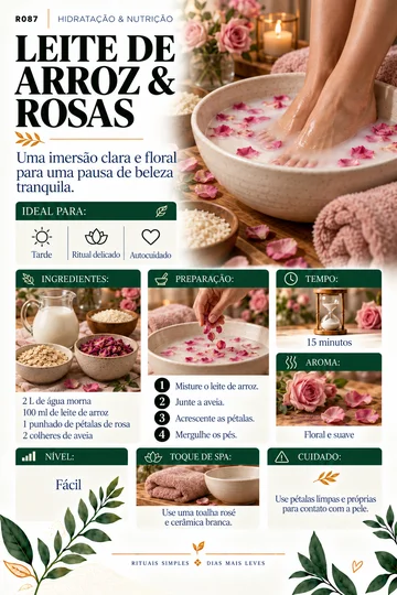 Leite de Arroz e Rosas
